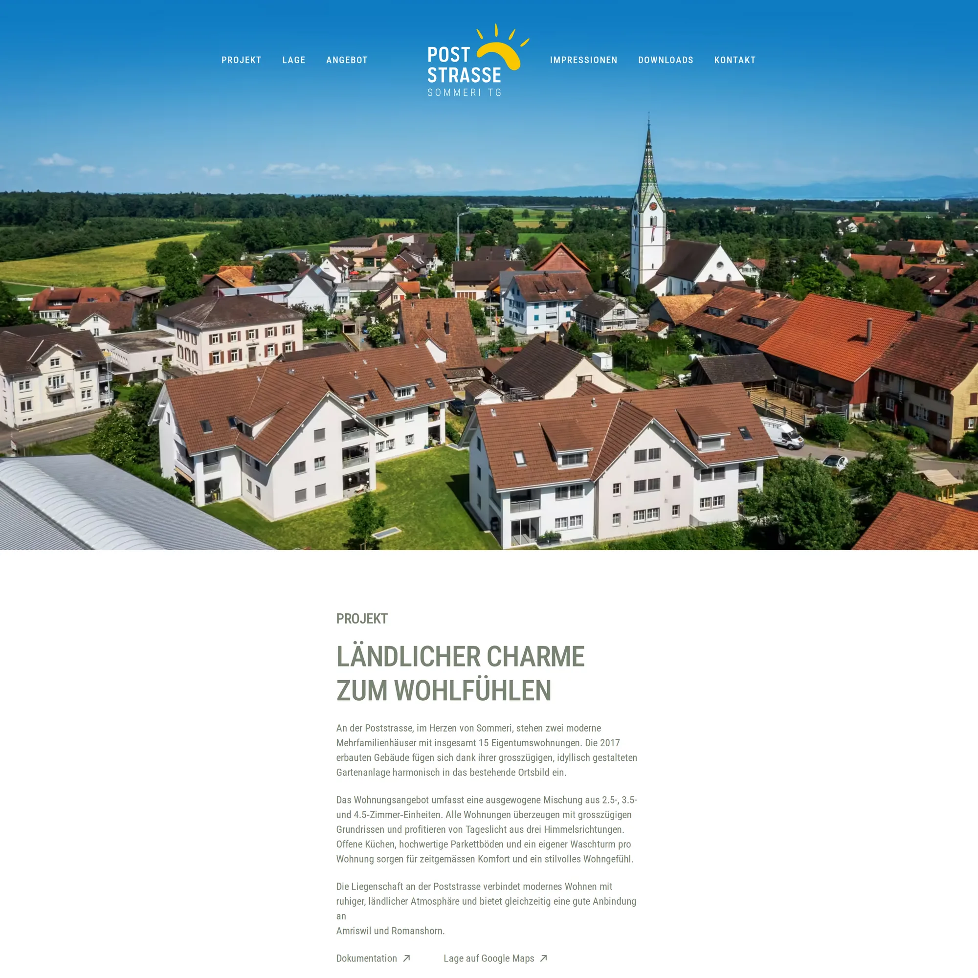 Screenshot of poststrasse.ch